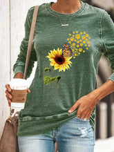 Load image into Gallery viewer, Moletom Girassol Pata Borboleta para Mulheres

