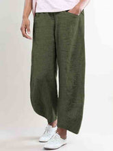 Load image into Gallery viewer, Calça reta casual de linho
