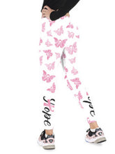 Load image into Gallery viewer, Medias rosa con estampado de mariposas
