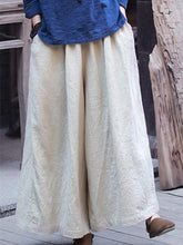 Load image into Gallery viewer, Women's Vintage Loose Cotton Linen Wide Leg Pants
