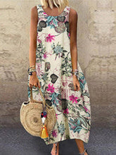 Load image into Gallery viewer, Vestido colete estampado confortável para mulheres
