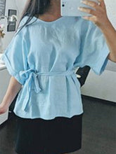 Load image into Gallery viewer, Camiseta de algodón de manga larga para mujer
