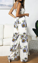 Load image into Gallery viewer, Sunflower print jumpsuits
