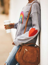 Load image into Gallery viewer, Moletom feminino You Are My Sunshine Rainbow Love Print
