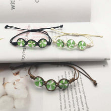 Load image into Gallery viewer, Saint Patrick's Day Lucky Clover Bracelet
