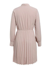 Load image into Gallery viewer, Chiffon Long Sleeves A Line Pure Color Dresses
