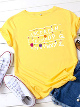 Load image into Gallery viewer, Plus Size Casual Graphic Tee

