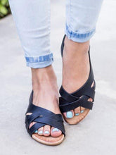 Load image into Gallery viewer, Zapatos planos romanos casuales para mujer
