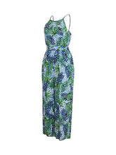Load image into Gallery viewer, Printed cotton loose jumpsuits
