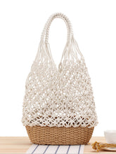 Load image into Gallery viewer, Bolso de hombro abierto tejido a mano para mujer
