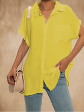 Load image into Gallery viewer, Camisa lisa com mangas de morcego
