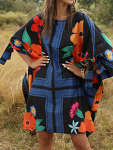 Load image into Gallery viewer, Vestido folgado com estampa boêmia
