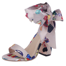 Load image into Gallery viewer, Rosette Heels Printing
