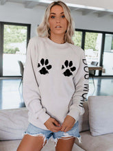 Load image into Gallery viewer, Sudadera Woman Dog Mom Paw Print
