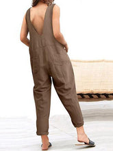 Load image into Gallery viewer, Women Solid Color Loose Cotton Casual Pants
