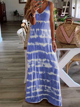 Load image into Gallery viewer, Vestido de tirantes tie-dye para mujer
