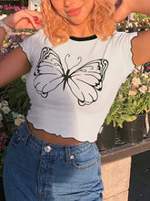 Load image into Gallery viewer, Butterfly Crop Top
