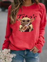 Load image into Gallery viewer, Tito Yoda estampa moletom para mulheres
