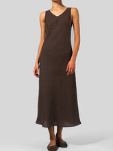 Load image into Gallery viewer, V Neck Sleeveless Dresses
