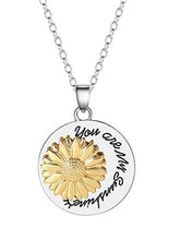 Load image into Gallery viewer, 🌻 e você é minha coleira sol e girassol Joyería giratoria

