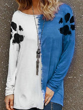 Load image into Gallery viewer, Top feminino com estampa de pata de cachorro
