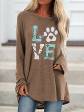 Load image into Gallery viewer, Paw LOVE top para mulheres
