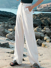 Load image into Gallery viewer, Plain wide trousers
