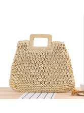 Load image into Gallery viewer, Bolso vintage calado tejido a mano para mujer
