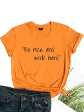 Load image into Gallery viewer, Plus Size Summer Daily Lettering Slogan T-Shirt
