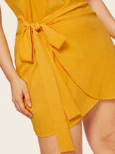 Load image into Gallery viewer, Snow dress with asymmetric bow
