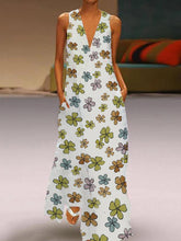 Load image into Gallery viewer, Saia longa estampada trevo feminino
