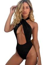 Load image into Gallery viewer, Bikini cruzado de una pieza para mujer
