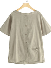 Load image into Gallery viewer, Women's Loose Fit Cotton Shirt
