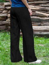 Load image into Gallery viewer, Calça de renda feminina casual de linho confortável
