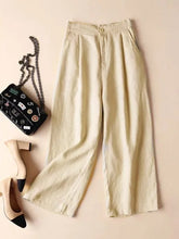 Load image into Gallery viewer, Casual linen oversized pants
