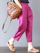 Load image into Gallery viewer, Loose Linen Short Harem Pants

