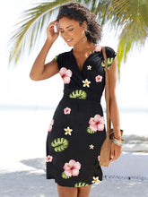 Load image into Gallery viewer, Woman's Flower Printed Dress
