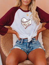 Load image into Gallery viewer, Camiseta Feminina de Beisebol Color Block
