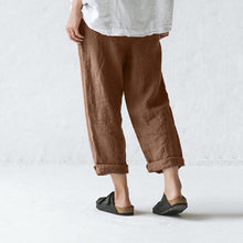 Load image into Gallery viewer, Casual linen pants for women

