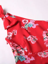 Load image into Gallery viewer, One Shoulder Floral Maxi Dress Evening Party Prom Dresses
