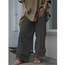 Load image into Gallery viewer, Casual cotton and linen pants for women
