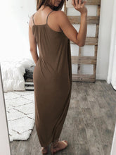 Load image into Gallery viewer, Vestido Solto Irregular Pure Color
