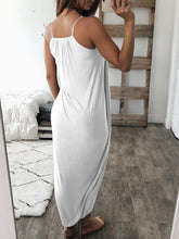 Load image into Gallery viewer, Vestido Solto Irregular Pure Color
