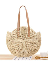 Load image into Gallery viewer, Bolso retro redondo tejido a mano para mujer
