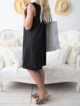 Load image into Gallery viewer, Vestido de lino sin mangas para mujer
