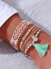 Load image into Gallery viewer, Pulsera bohemia impermeable hecha a mano
