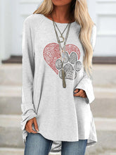 Load image into Gallery viewer, Feminino Love Dog Paw Print Tee
