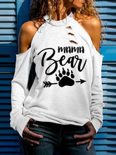 Load image into Gallery viewer, Top feminino MAMA Bear com estampa sem alças
