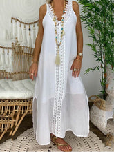 Load image into Gallery viewer, Women's V Neck Lace Dress
