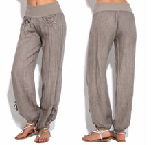 Load image into Gallery viewer, Mid Size Casual Linen Bloomer
